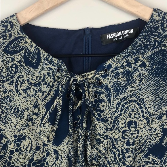 Fashion Union Long-Sleeve Romper (Size 6) - Picture 5 of 8